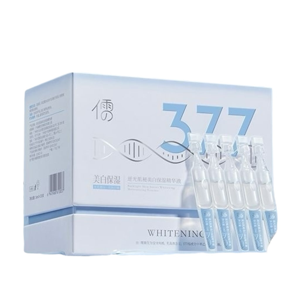 儒意 377美白保溼精華液 逆光肌秘 水光透白 亮潤白嫩 30支X1ml 菸酰胺 熊果苷