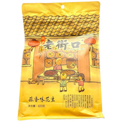 Lao Jie Kou Roasted Peanuts Garlic Flavor 420g