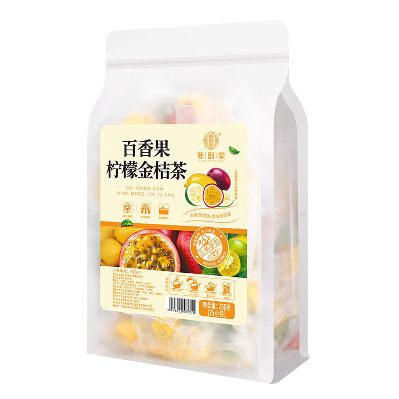 HMT Passion Fruit Lemon Citrus Japonica Tea 250g Baixiangguo 25Bags