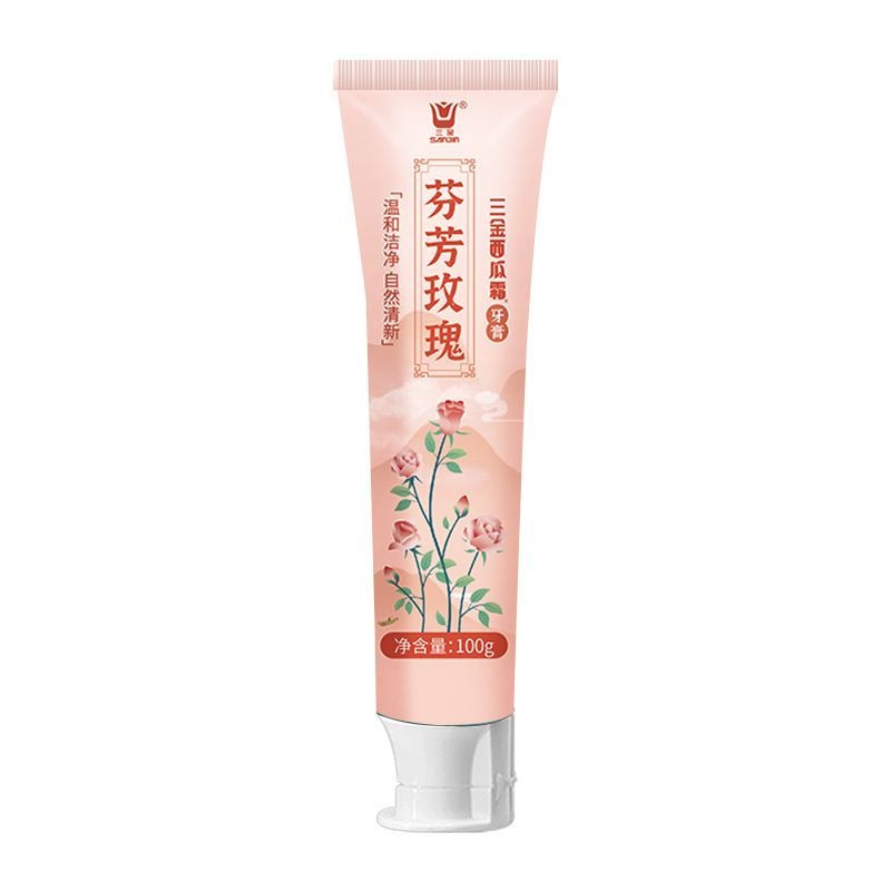 SanJin Watermelon Frost Toothpaste Rose Flavor 100g