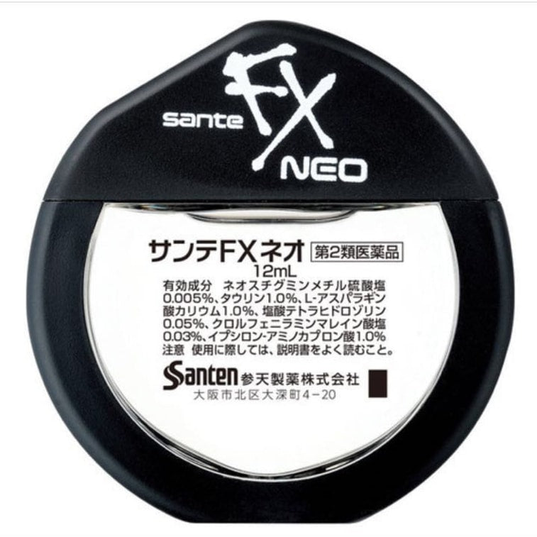 日本参天制药 FX NEO滴眼液  眼药水  12ml 