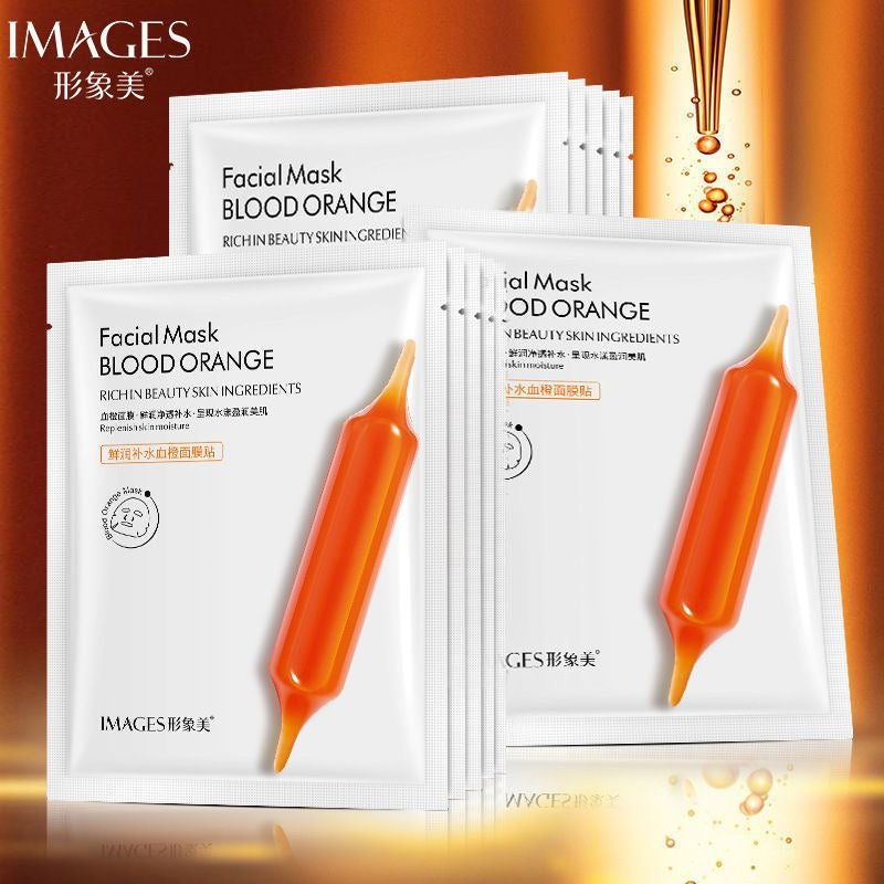 Images Facial Mask Blood Orange Delivers Hydration Beautiful Skin 1pc