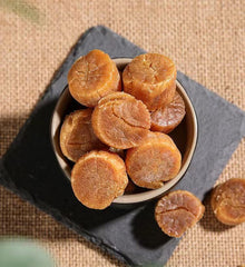 HMT Grade A Premium Dried Conpoy Scallops Clean High Dryness 200g